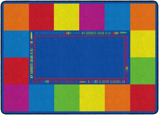 My Favorite Color Classroom Rug 6'X8'4