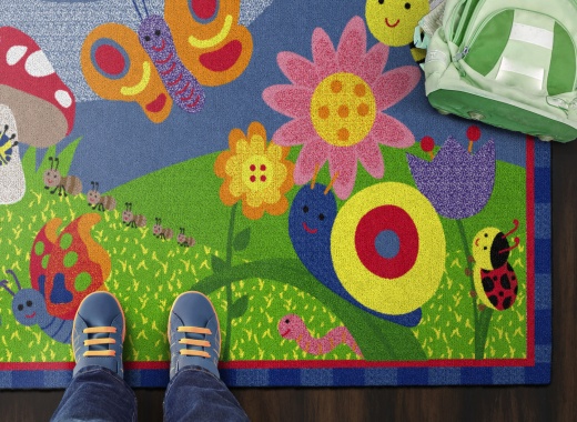 Cutie Bugs 3' X 5' Nursery Carpet
