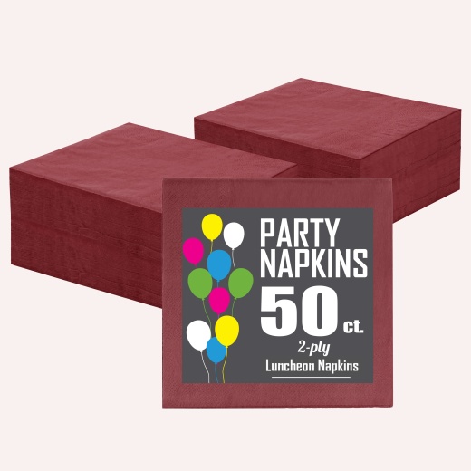 Burgundy Luncheon Napkins | 1800 Count
