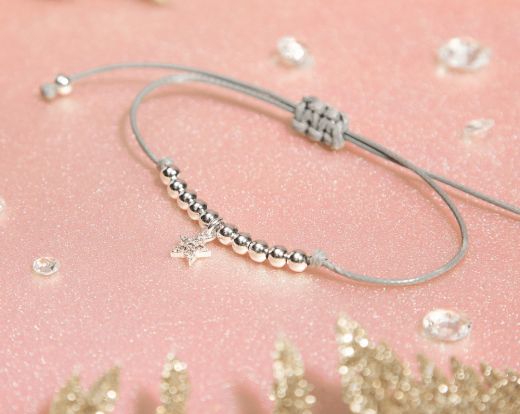 Dangle CZ Star Bracelet - Fashion Hut Jewelry