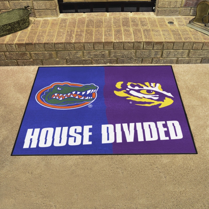House Divided Florida / Lsu House Divided House Divided Mat