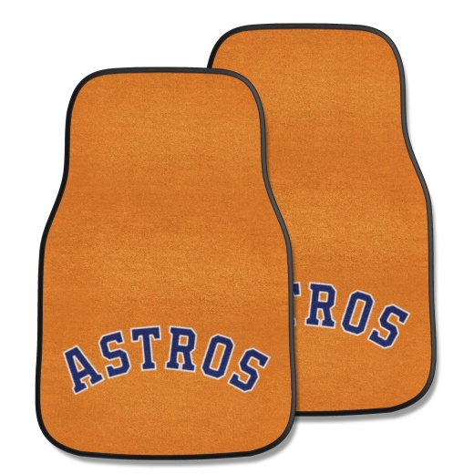 Houston Astros 2-Pc Carpet Car Mat Set