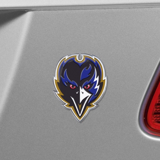 Baltimore Ravens Embossed Color Emblem 2
