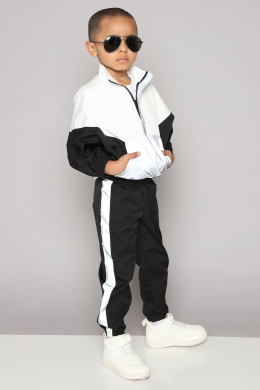 Mini Jackson Color Block Jogger - Black/Combo