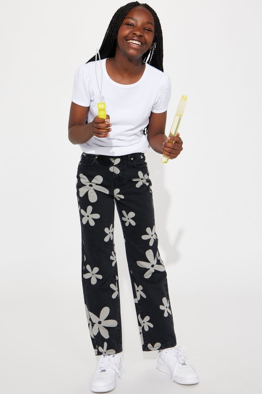 Mini Groove With Me Denim Jeans - Black Wash