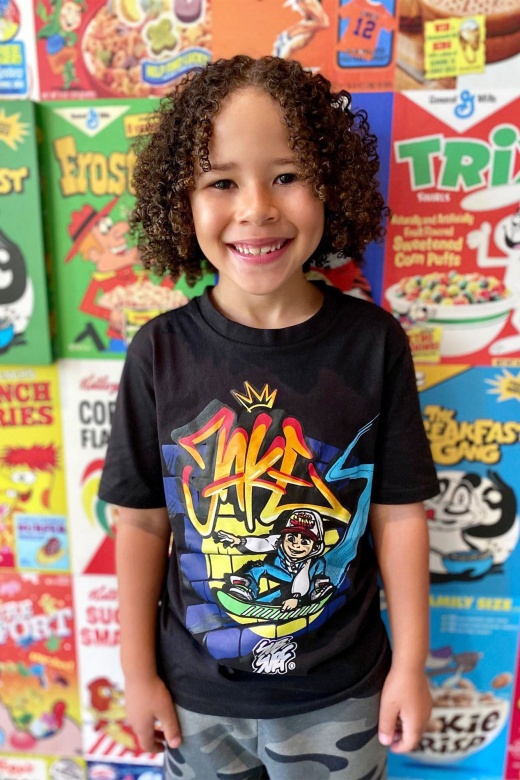 Mini Subway Surfer Short Sleeve Tee - Black