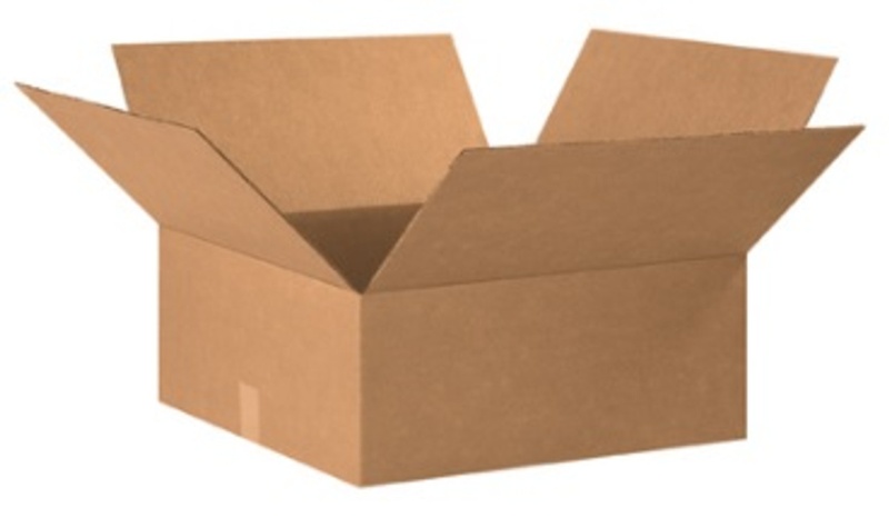 20" X 20" X 8" Flat Corrugated Cardboard Shipping Boxes 15/Bundle