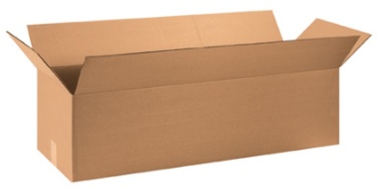 36" X 12" X 10" Long Corrugated Cardboard Shipping Boxes 15/Bundle
