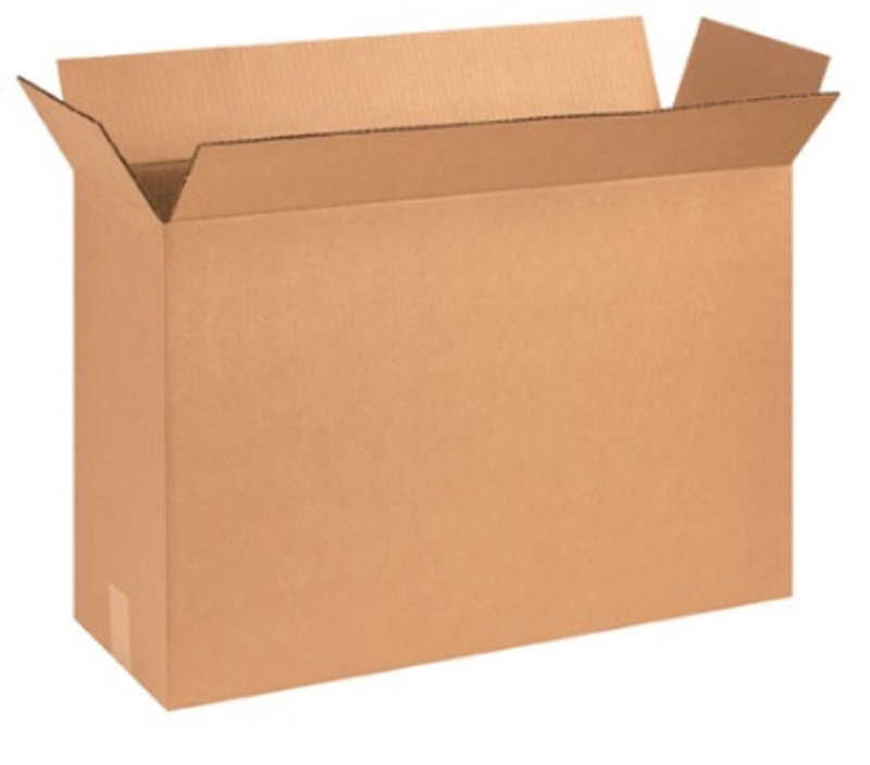 25 1/8" X 8 3/8" X 17 1/2" Corrugated Cardboard Shipping Boxes 15/Bundle