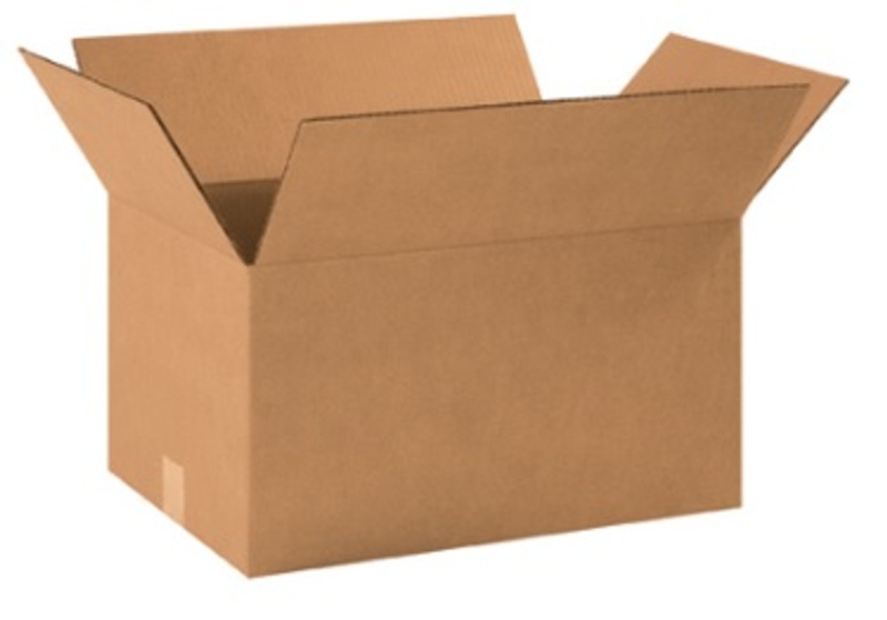 18 1/2" X 12 1/2" X 10" Corrugated Cardboard Shipping Boxes 20/Bundle