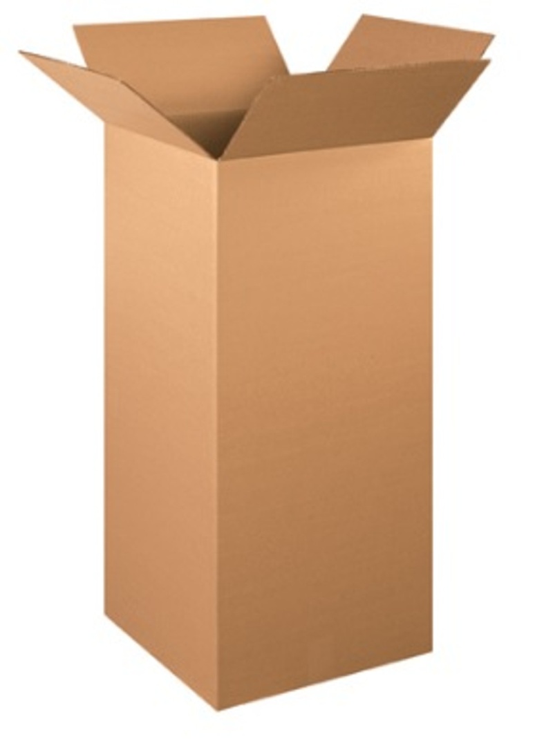15" X 15" X 36" Tall Corrugated Cardboard Shipping Boxes 15/Bundle
