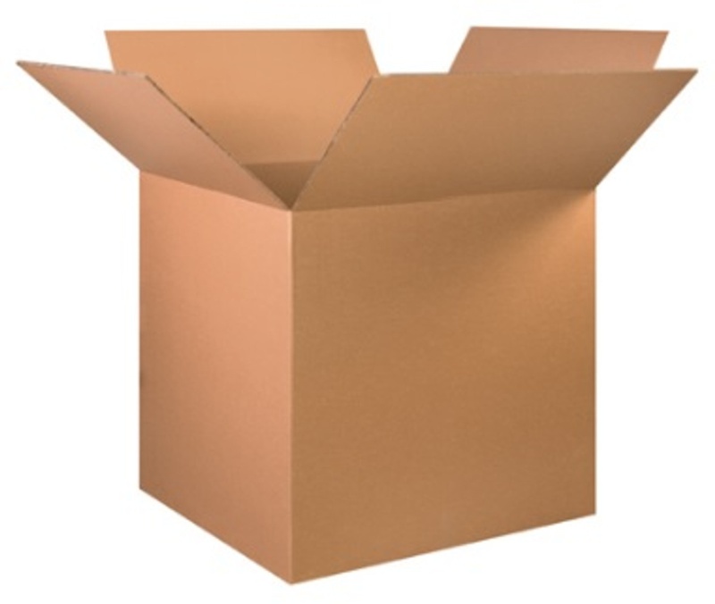 32" X 32" X 32" Double Wall Corrugated Cardboard Shipping Boxes 5/Bundle