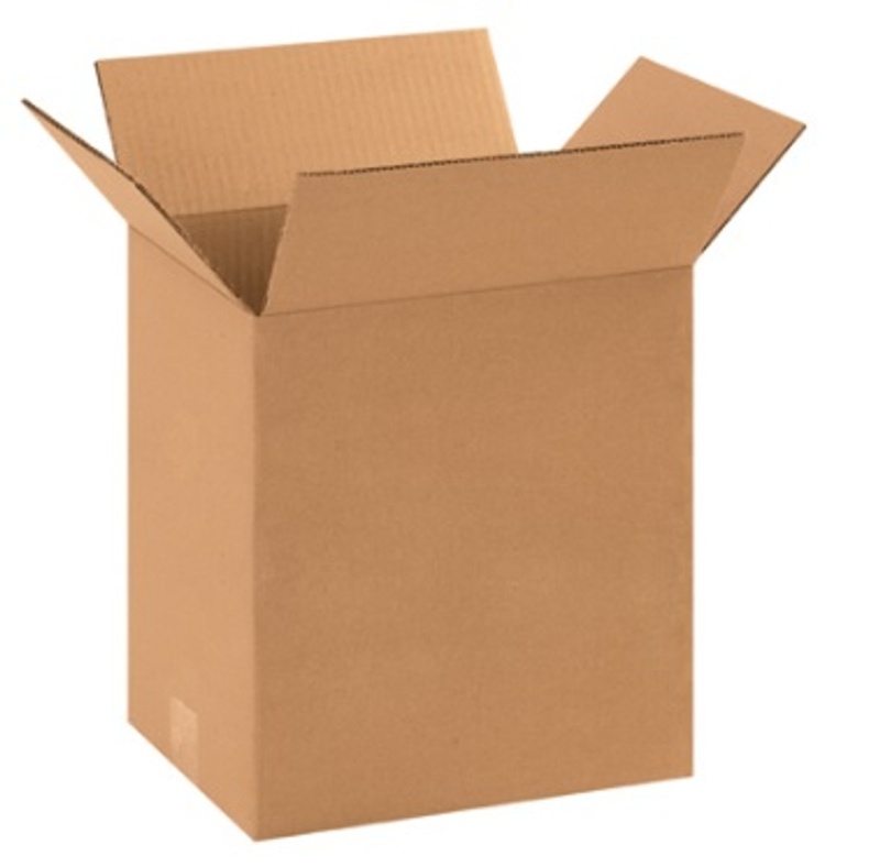 11 1/4" X 8 3/4" X 10" Heavy-Duty Corrugated Cardboard Shipping Boxes 25/Bundle