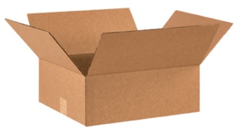 16" X 14" X 6" Flat Corrugated Cardboard Shipping Boxes 25/Bundle