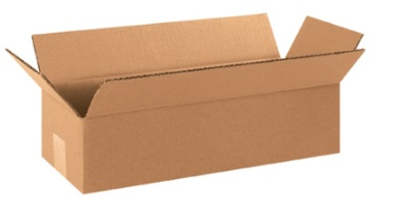 16" X 6" X 4" Long Corrugated Cardboard Shipping Boxes 25/Bundle