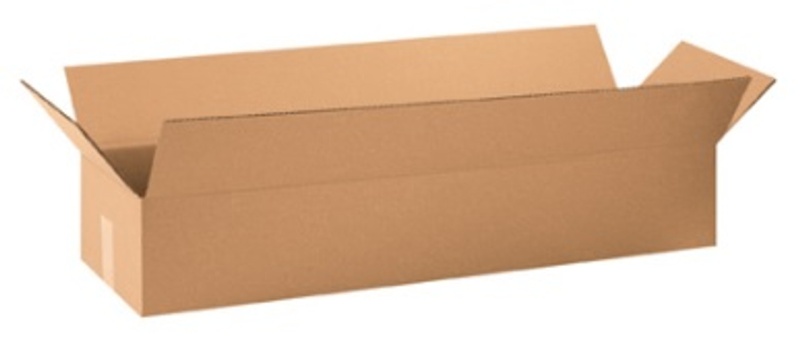 34" X 10" X 6" Long Corrugated Cardboard Shipping Boxes 10/Bundle