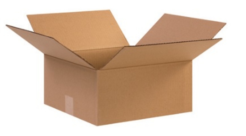 12 1/2" X 12 1/2" X 6" Corrugated Cardboard Shipping Boxes 25/Bundle