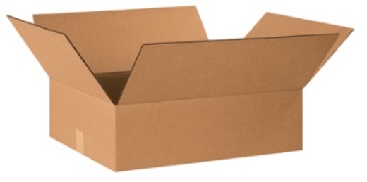 20" x 16" x 6" Flat Corrugated Cardboard Shipping Boxes