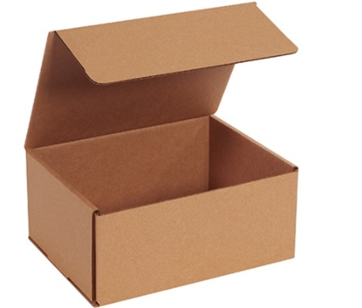 9" x 7" x 4" Kraft Corrugated Mailers - 50/Bundle