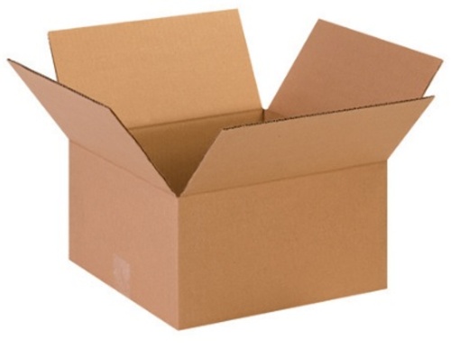 13" x 13" x 7" Corrugated Cardboard Shipping Boxes - 25/Bundle