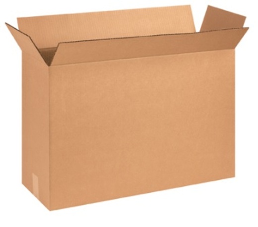 25 1/8" X 8 3/8" X 17 1/2" Corrugated Cardboard Shipping Boxes