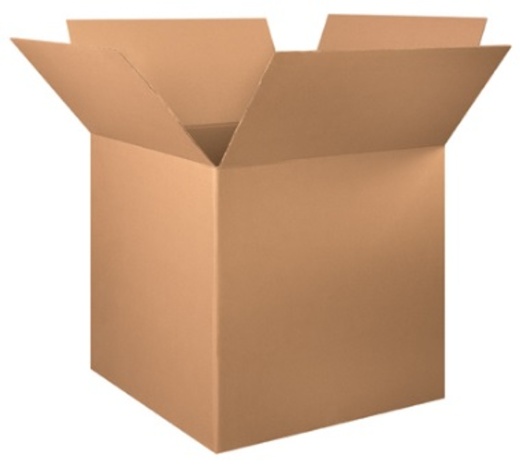 34" X 34" X 34" Corrugated Cardboard Shipping Boxes - 5/Bundle