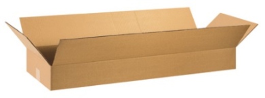 36" X 16" X 5" Flat Corrugated Cardboard Shipping Boxes - 15/Bundle
