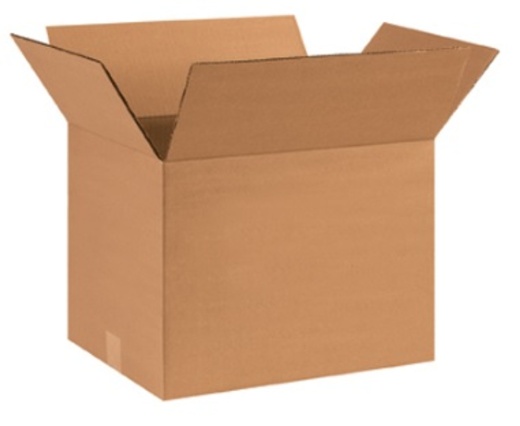 Heavy-Duty Corrugated Cardboard Shipping Boxes - 16" X 12" X 12"