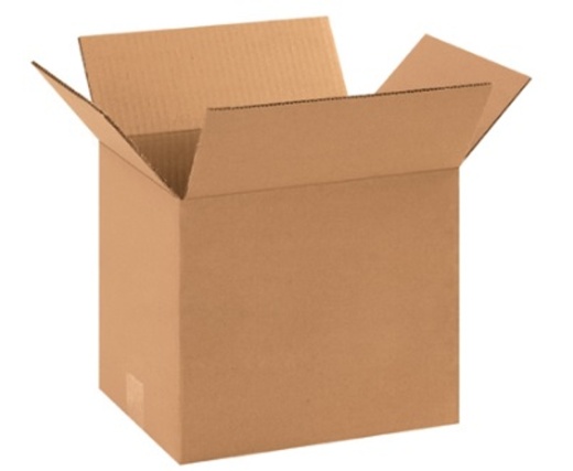 11 1/4" X 8 3/4" X 9 1/2" Corrugated Cardboard Shipping Boxes (25/Bundle)
