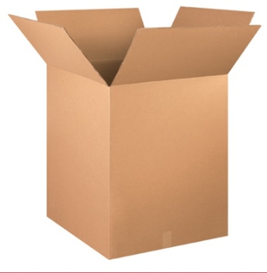 24" x 24" x 30" Corrugated Cardboard Shipping Boxes - 10/Bundle