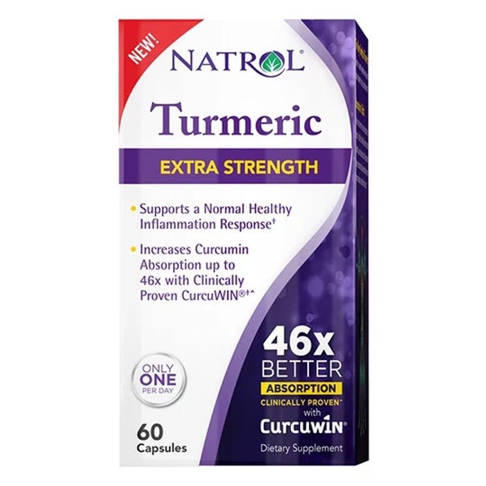 Natrol Extra Strength Turmeric 60 Capsules