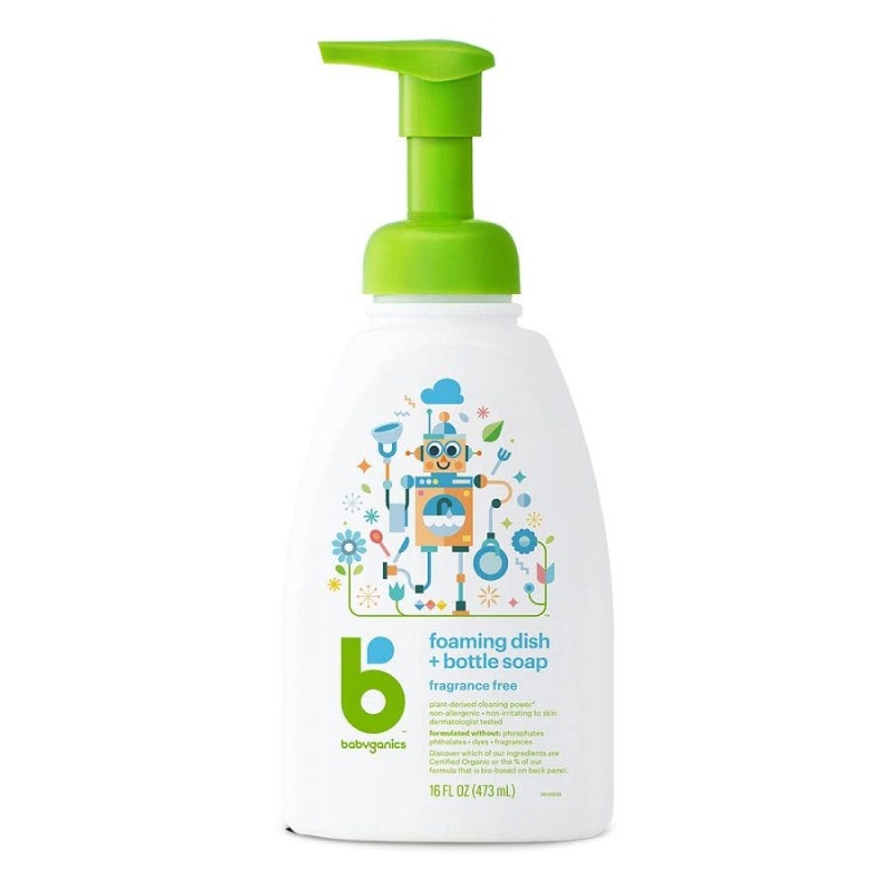 Babyganics Fragrance-Free Foaming Dish & Bottle Soap
