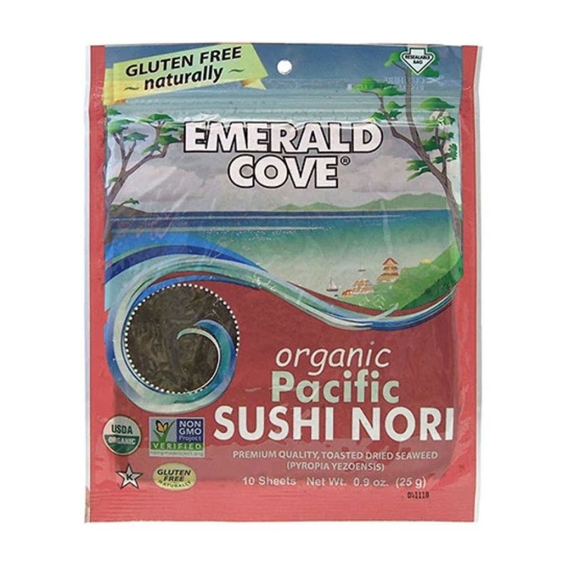 Emerald Cove Sea Vegetables Organic Pacific Toasted Sushi Nori