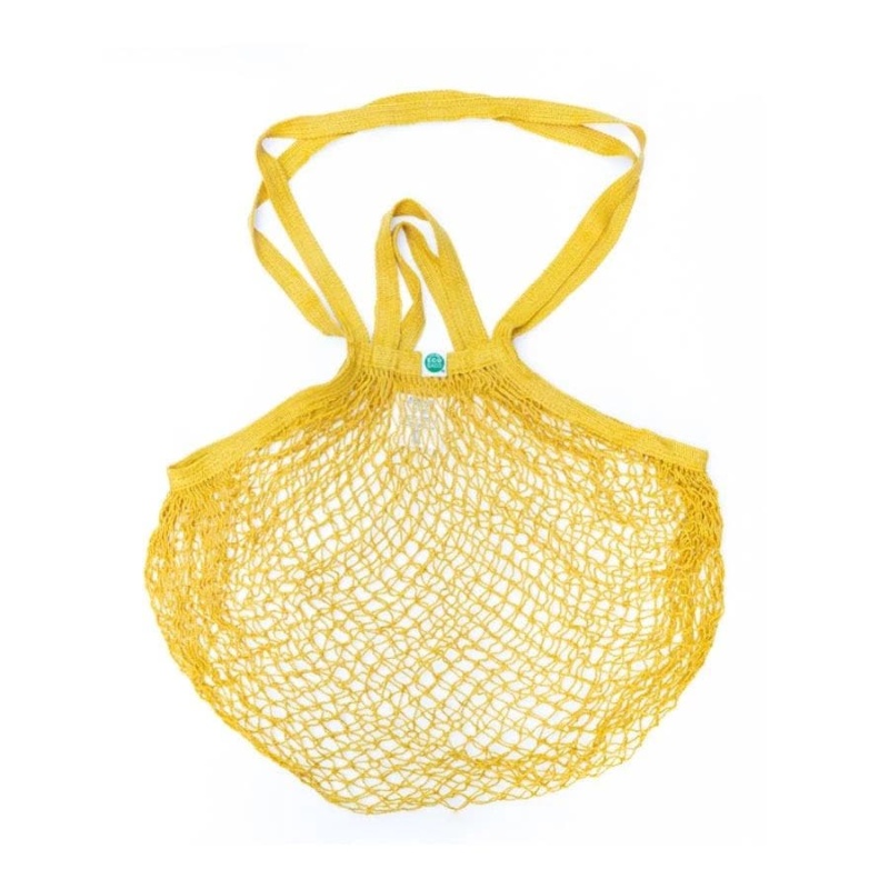 Ecobags Cellulose Dual Handle Turmeric String Bag
