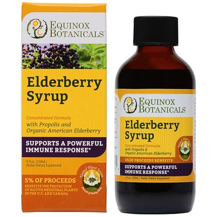 Equinox Botanicals Elderberry Syrup 4 Fl. Oz