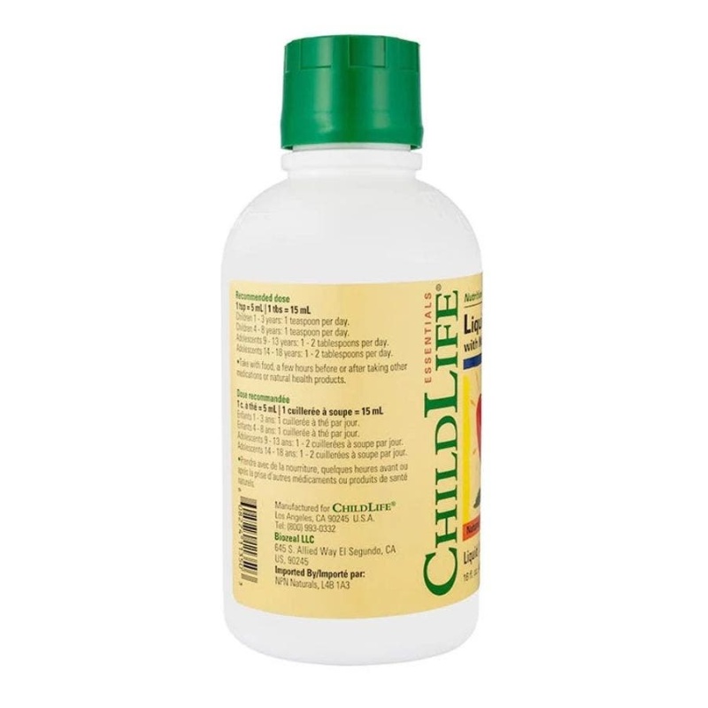 Childlife Essentials Liquid Calcium With Magnesium 16 Fl. Oz