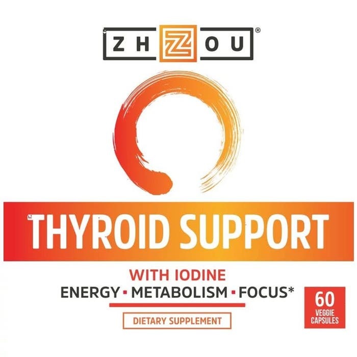 Zhou Thyroid Support With Iodine 60 Count