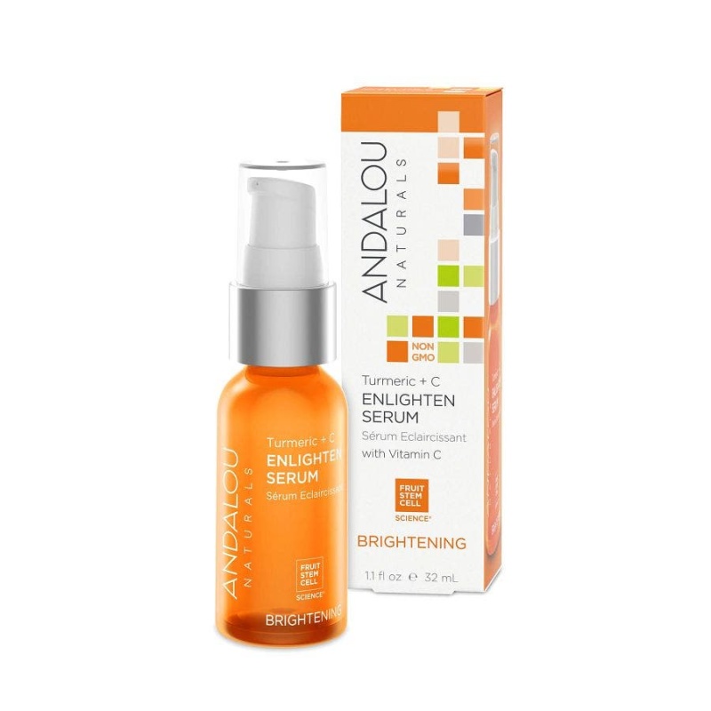 Andalou Naturals Turmeric + Vitamin C Enlighten Serum 1.1 Fl. Oz