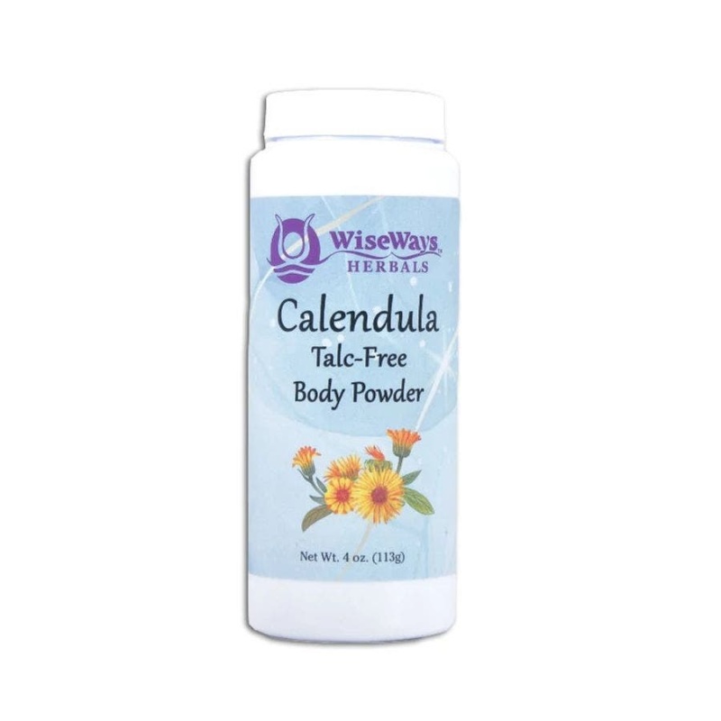Wiseways Herbals Calendula Talc-Free Body Powder 3 Oz