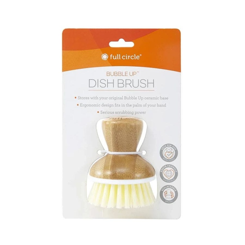 Full Circle White Bubble Up Replacement Dish Brush