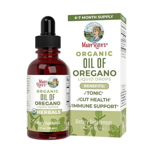 Mary Ruth's Organic Oil Of Oregano Liquid Herbals 1 Fl. Oz
