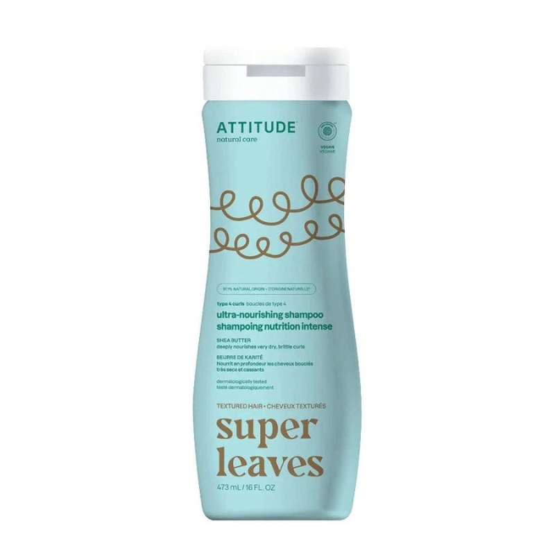 Attitude Super Leaves Shea Butter Curl Ultra-Hydrating Shampoo 16 Fl. Oz