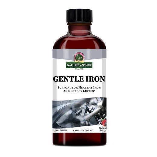 Nature's Answer Gentle Iron Liquid 8 Fl. Oz - Essential Iron Supplement for Optimal Health