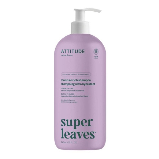Attitude Super Leaves Moisture Rich Quinoa & Jojoba Shampoo - 32 Fl. Oz