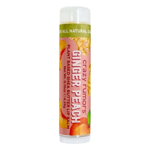 Crazy Rumors Ginger Peach Lip Balm 0.15 Oz
