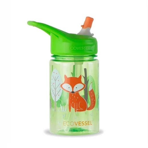 Ecovessel Kids Fox Splash Water Bottle 12 Oz
