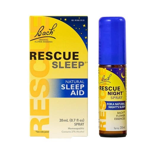 Bach Flower Remedies Rescue Sleep Spray 20 Ml - Natural Sleep Aid