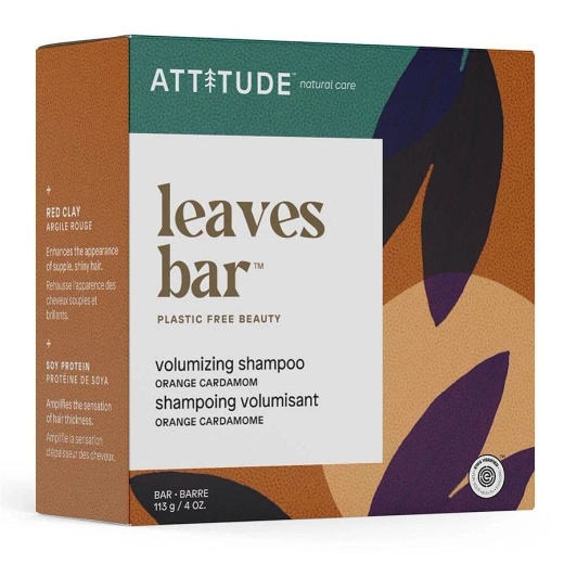 Attitude Leaves Bar Orange Cardamom Volume Shampoo - 4 Oz