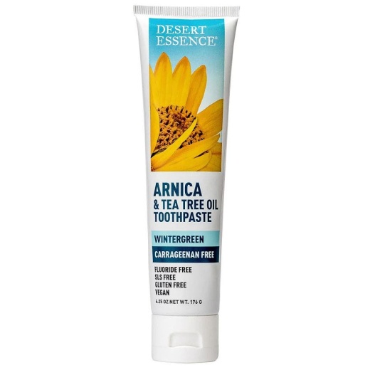 Desert Essence Arnica & Tea Tree Oil Carrageenan Free Toothpaste 6.25 Oz