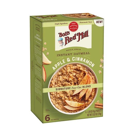 Bob's Red Mill Apple & Cinnamon Instant Oatmeal 6 (1.59 Oz.) Packets